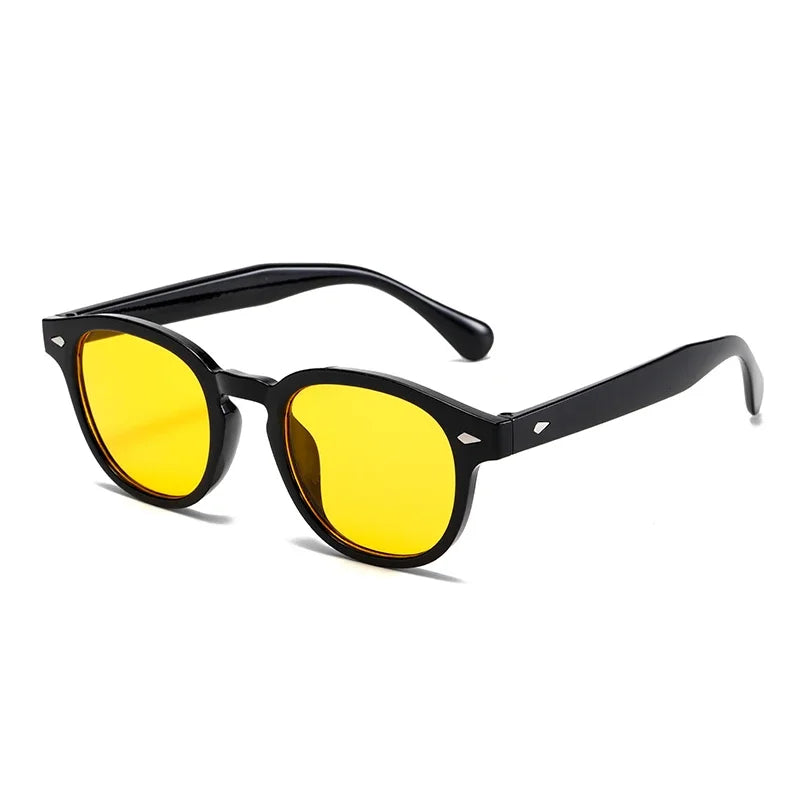 Vintage Rectangle Sunglasses – Luxury Designer Square Sun Glasses for Men & Women