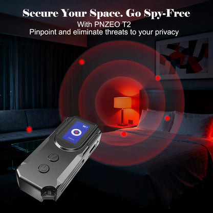 AI-Powered RF Signal Scanner - Portable Hidden Camera Detector with HD Display for Hotel & Travel Privacy Safety