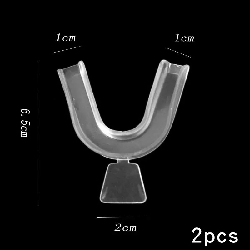 2 Piece Teeth Tray Whitening Braces - Oral Hygiene & Bleaching Teeth Care Tools
