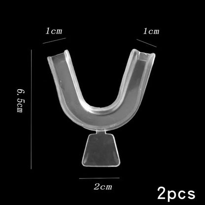 2 Piece Teeth Tray Whitening Braces - Oral Hygiene & Bleaching Teeth Care Tools