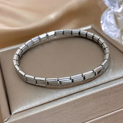 Greatera Five-Layer 10mm Beaded Bracelet – Two-Tone Stainless Steel Watch Chain Bangle Jewelry for Men & Women
