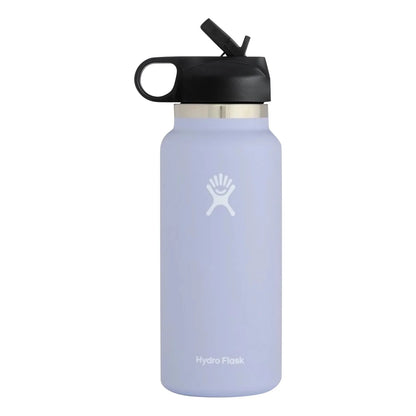 32oz Stainless Steel Straw Cup – Vacuum Insulated Office Water Tumbler