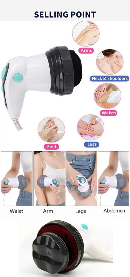 Electric Body Massager — Portable Anti-Cellulite & Stress Relief Health Care Massager for Full Body Relaxation