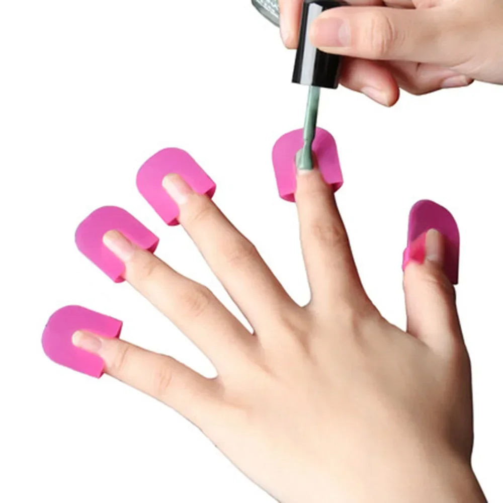 26pcs/set G Curve Shape Varnish Shield Nail Protector - Finger Cover Spill-Proof French Stickers, Manicure Nail Art Tools
