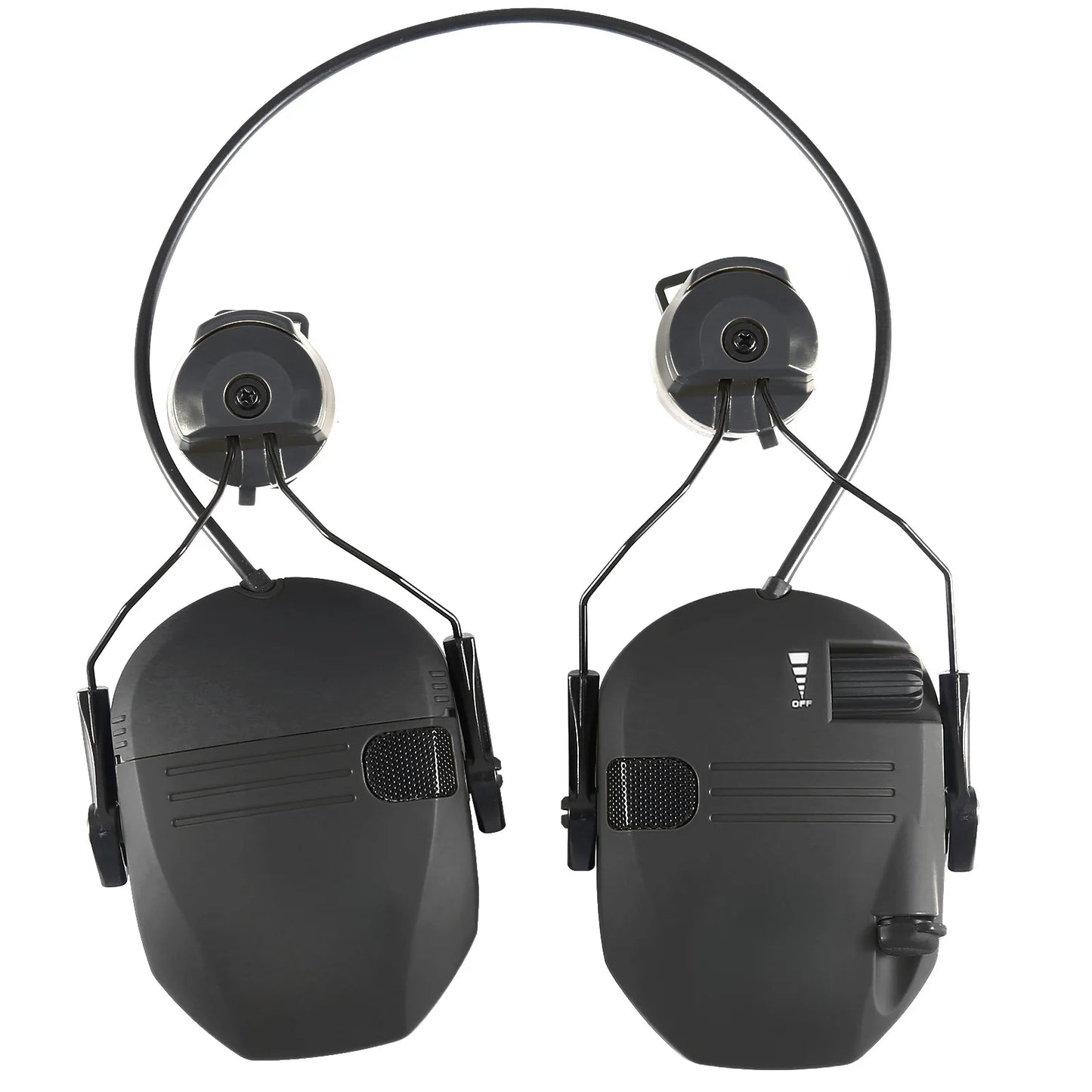 WK Tactical Electronic Shooting Earmuff – New Generation Noise-Reducing Headphones, NRR 23dB Helmet Version