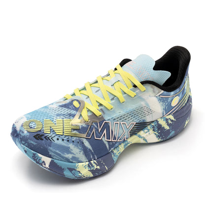 ONEMIX Carbon Plate Running Shoes - Nylon Racing Sneakers with Full-Length Shock Absorption for Training, Walking & Sports