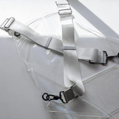 TPU Transparent Apron: Oil-Proof Fashionable Apron for Barber, Chef, Kitchen, Baking, Painting - Men's & Women's Antifouling Work Apron
