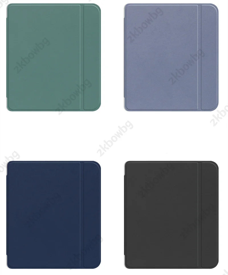 Slim PU Leather Case for KOBO Libra — Shockproof Smart Cover for Libra Colour 2024, Libra 2 2021 7" N428 N418 eBook with Clear Back