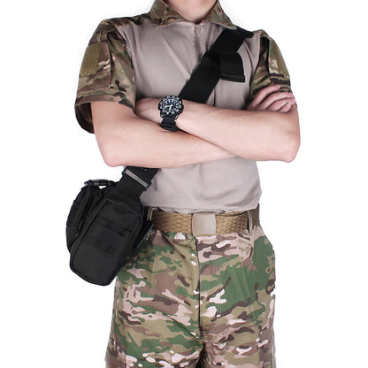 Men's Tactical Waist Fanny Pack: Military Waterproof Cross-body Shoulder Sling Bag - Ideal for Hiking, Outdoor Climbing, Fishing, Camping