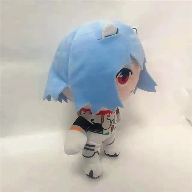 20cm Ayanami Rei Plush Toy – Kawaii Evangelion Anime Doll, Soft EVA Stuffed Plush for Room Decor & Gifts