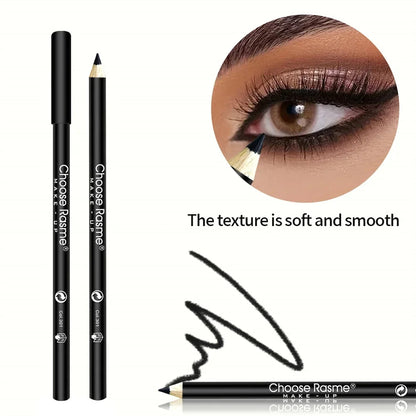 3PCS Waterproof & Smudge-Proof Black Eyeliner Pencils – Long-Lasting, Bold Eye Makeup with Smooth Glide Formula