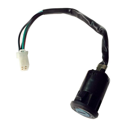 ATV Ignition Switch Key with Wire & Lock — Compatible with 50cc-250cc Quad & Dirt Bikes