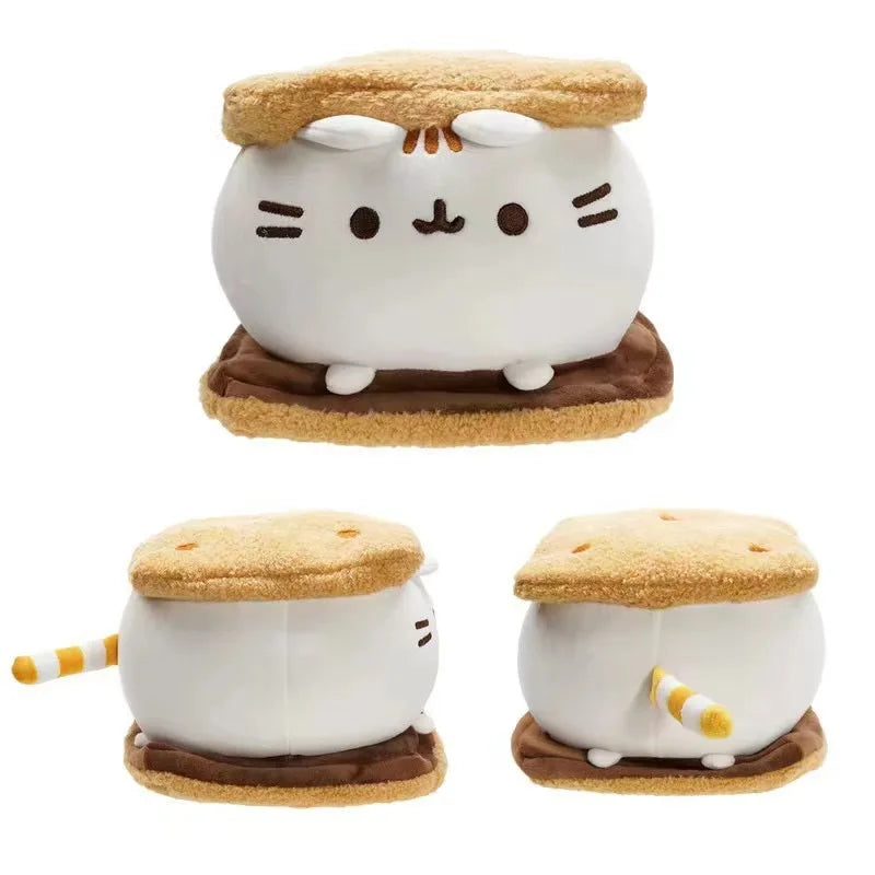 Pusheen Kawaii Plush Toy - Cute Cat Stuffed Animal in Donut, Unicorn, Ice Cream, Pizza, and Cake Designs for Gifts and Room Decor