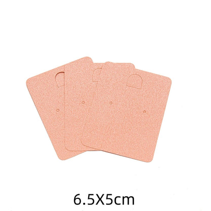 50pcs Earring Display Cards — Cardboard Jewelry Holder for DIY, Small Business, Organizer & Packaging Supplies