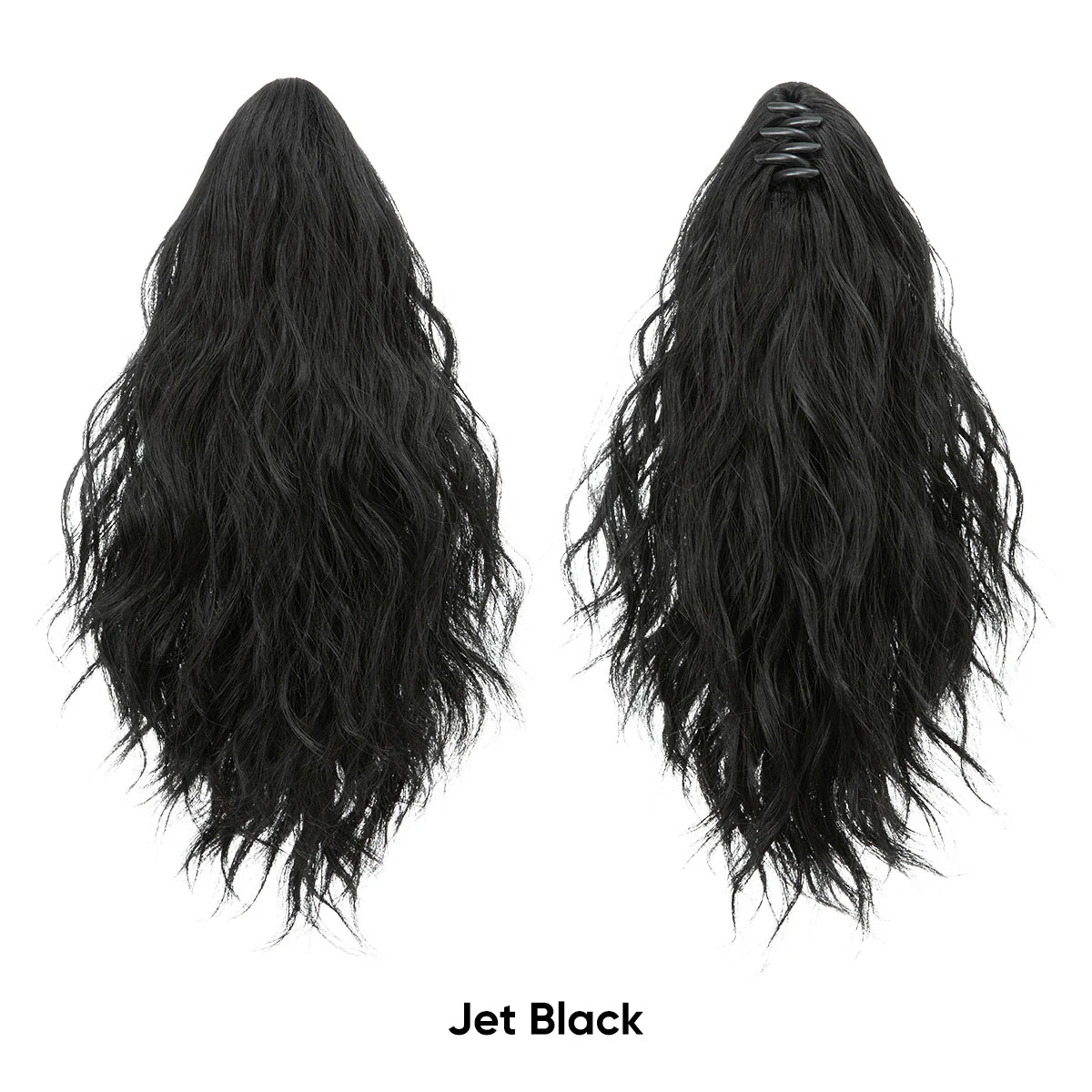 13-Inch Premium Synthetic Curly Claw Clip Ponytail – Blonde Brown Short Hairpiece, Fake Hair Extensions P064