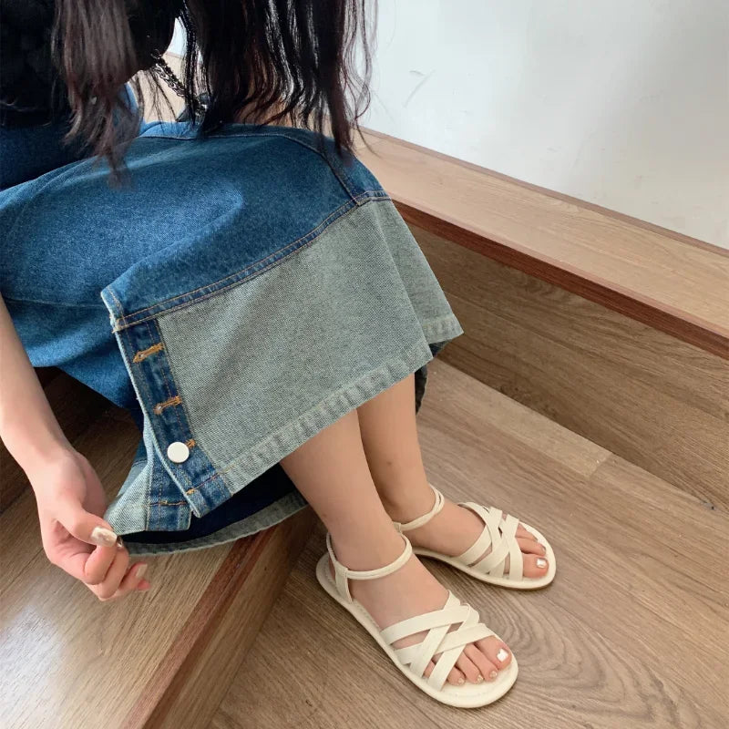 Women’s Classic Ankle Strap Sandals – Flat Soft Sole Summer Shoes, Casual Sandalias Mujer
