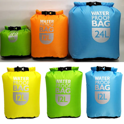 6L/12L Outdoor Dry Bag – Waterproof Sack for Fishing, Boating, Rafting, Kayaking, Floating Accessories