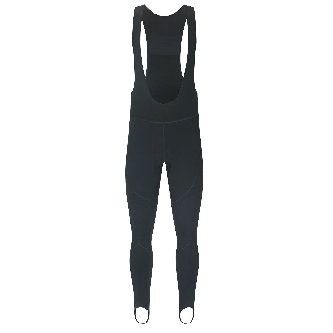 YKYWBIKE Men's Thermal Fleece Cycling Bib Tights – Warm Road Bike Pants for 5-15°C Riding