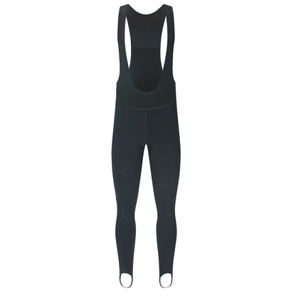 YKYWBIKE Men's Thermal Fleece Cycling Bib Tights – Warm Road Bike Pants for 5-15°C Riding
