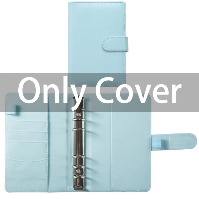 A6 PU Leather Budget Binder Set – Cash Envelopes System, Pockets, Money Organizer, Bill Saving Accessories