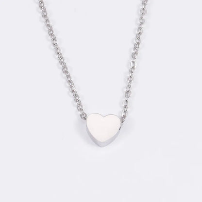 New Minimalist Clavicle Necklace for Women - Tiny Heart LOVE Necklace, Dainty Fashion Jewelry for Beach & Summer Collares Bijoux