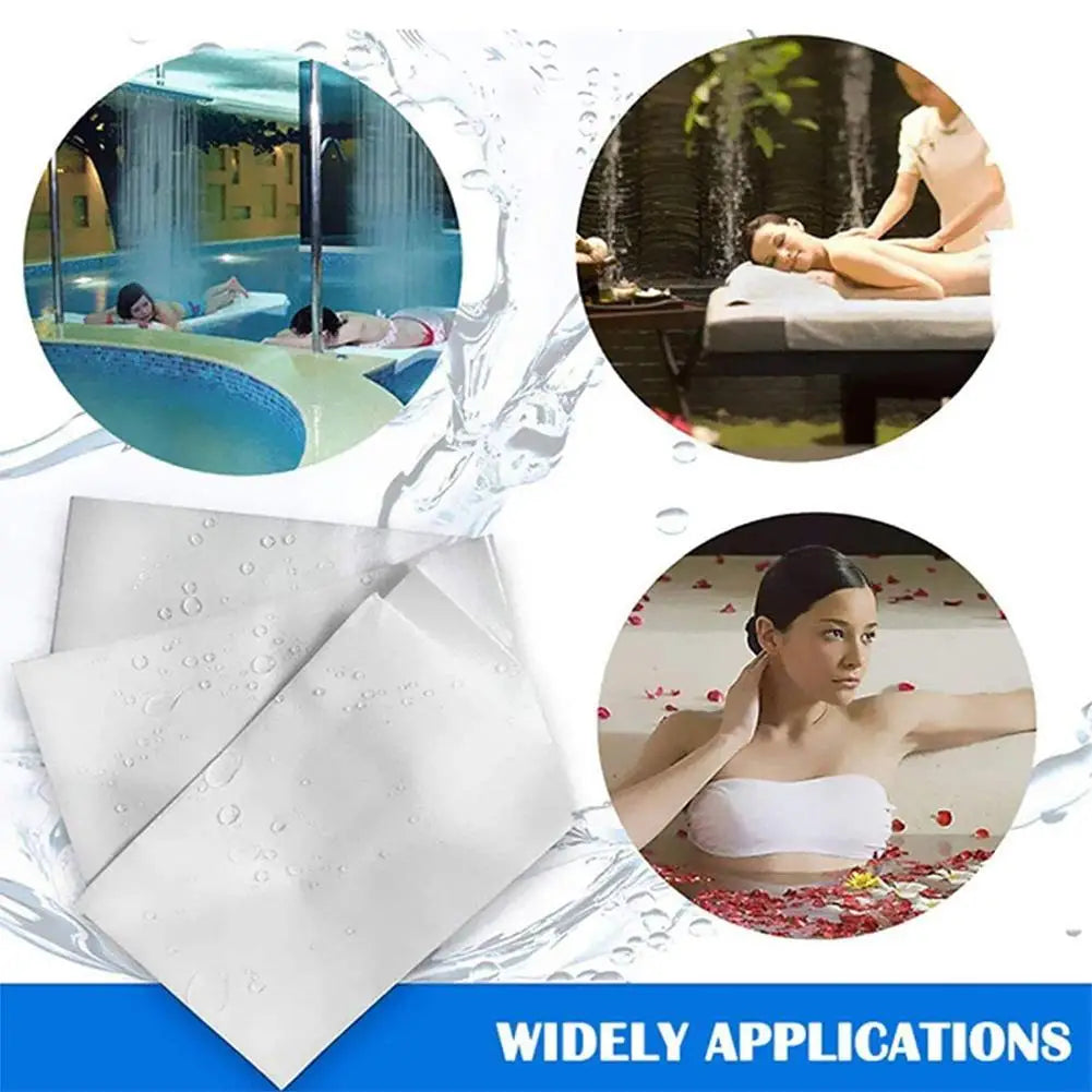 50/100PCS Disposable Bed Sheets - Non-Woven Massage Table & Beauty Salon Sheets, 70x53cm for Spa & Tattoo
