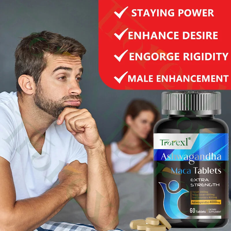 Ashwagandha Performance Support Supplement – Day & Night Formula for Energy, Endurance & Physical Vitality Optimization