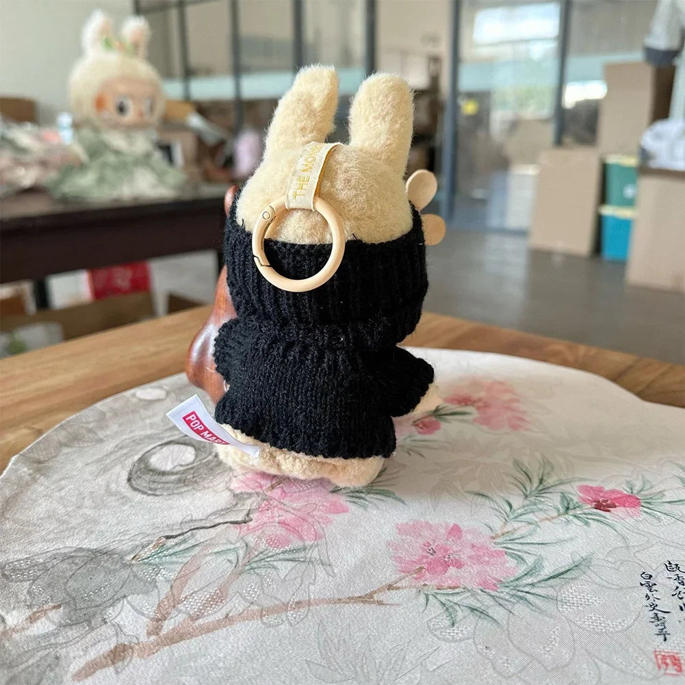 17cm Labubu Doll Clothes — Fashion Hoodies with Color Matching | Doll Accessories & Stylish Outfit