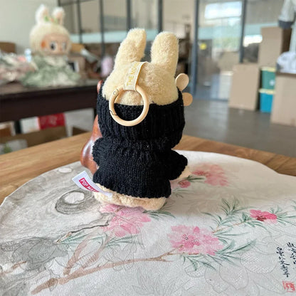 17cm Labubu Doll Clothes — Fashion Hoodies with Color Matching | Doll Accessories & Stylish Outfit