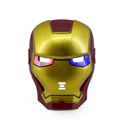 Spider-Man LED Cosplay Mask – Iron Man, Hulk & Captain America Superhero Costume Prop for Halloween Party