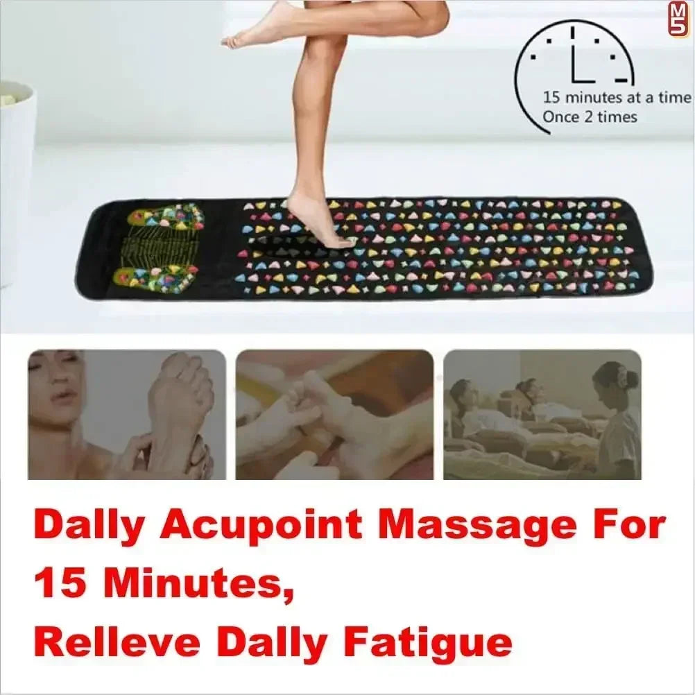 Finger Pressure Board Foot Massage Pad – Acupoint Mat for Nerve Relief & Muscle Relaxation