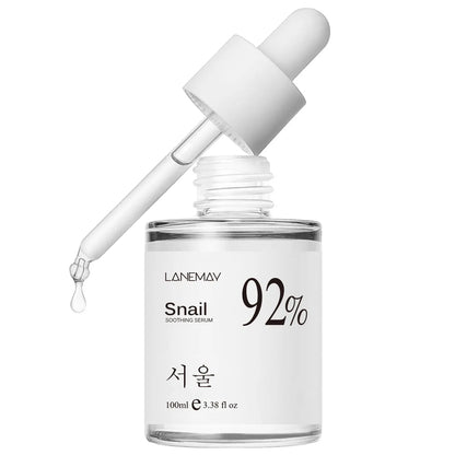 100ml 92% Snail Soothing Facial Essence – Hydrating & Moisturizing Multi-Action Face Serum