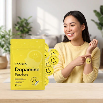 Dopamine Wellness Patches - Daily Comfort Patches for Focus, Stress Relief, Mood Balance & Vitality Support for Work and Study