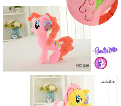20cm My Little Pony Plush Toy – Twilight Sparkle, Rainbow Dash, Applejack, Rarity, Fluttershy & Pinkie Pie Soft Filled Doll Gift