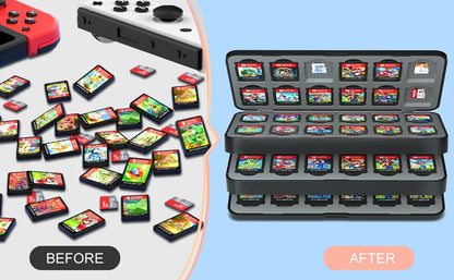 Nintendo Switch Game Card Storage Case – 96/72/48 Slot Holder for Switch, Lite & OLED