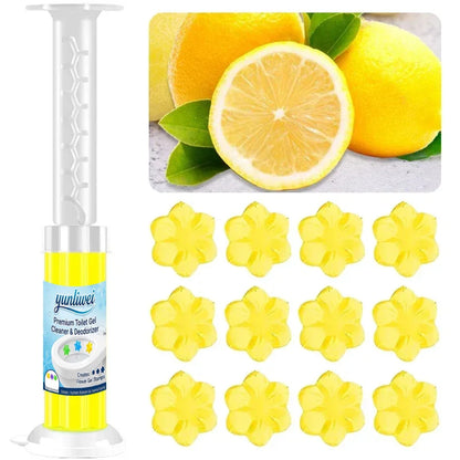 Yunliwei Toilet Cleaner Gel Stick - Long-Lasting Fragrance, Deodorizing Toilet Cleaning Gel for Fresh Bathroom Care