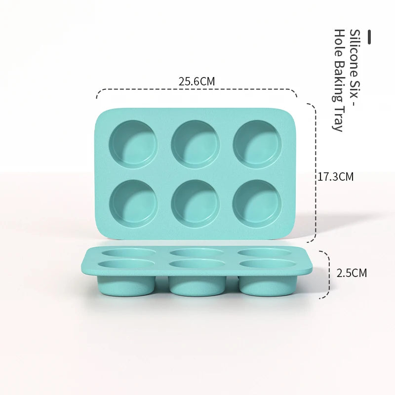 3D Silicone Cake Mold Decorating Tool for Pastry, DIY Cake Pan, Fluted Tube Pan and Airfryer Bakeware Accessories