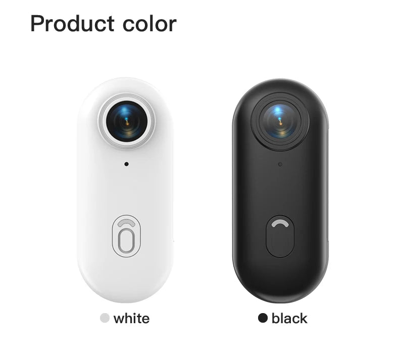 4K Thumb Action Camera — HD Sports Cam with Image Stabilization, Auto Exposure & Rechargeable 800mAh Battery