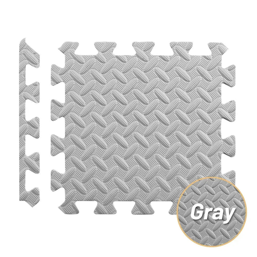 4-20PCS EVA Puzzle Fitness Mat – Interlocking Foam Floor Tiles, Non-Slip Home Gym & Kids Play Mat