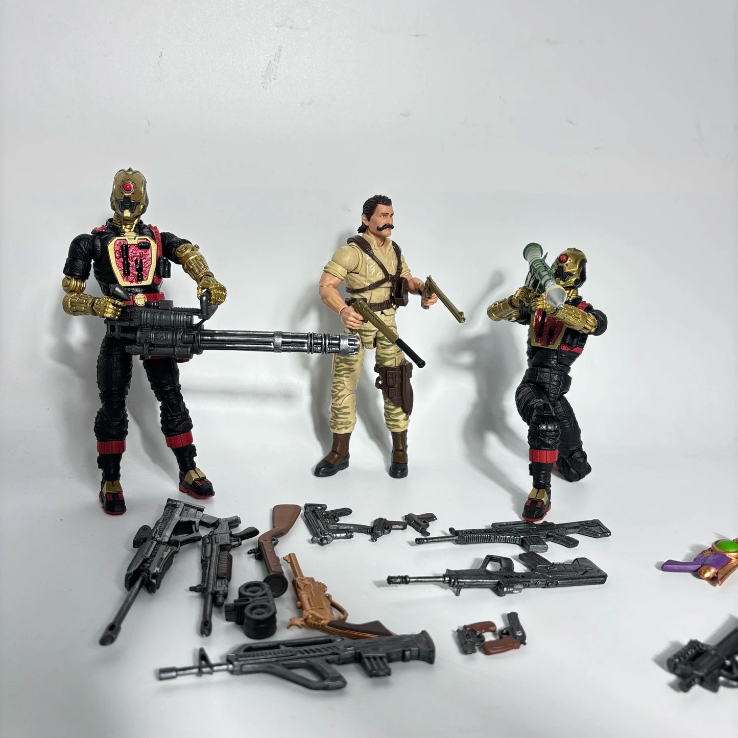 G.I. Joe Classified 6" Action Figures – Dr. Mindbender, Snake Eyes, Dreadnok Torch & Zandar Toy Gift