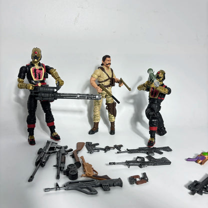 G.I. Joe Classified 6" Action Figures – Dr. Mindbender, Snake Eyes, Dreadnok Torch & Zandar Toy Gift