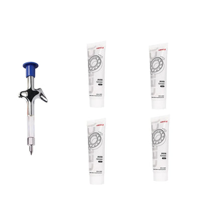 Bicycle Aluminum Grease Gun - Aluminum Alloy MTB Bike Ball Bearing Hub Syringe, Oil Lubricant Cycling Repair Tool
