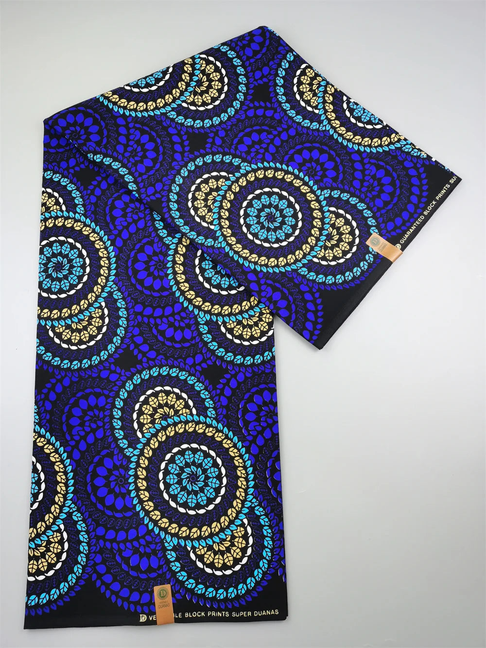 African Ankara Wax Print Fabric - 100% Cotton Nigerian Designer Pagne for Sewing & DIY Party Dresses
