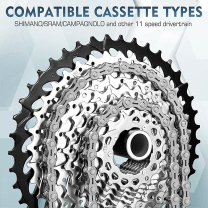 BUCKLOS MTB Bike Chain – 12 & 11 Speed Mountain & Road Bicycle Chain, Compatible with 8-12 Speed Cycling Parts