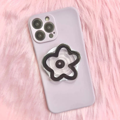 Korean Smile Flower MagSafe Magnetic Phone Grip & Stand – Universal Smart Tok Holder