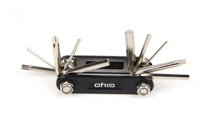 Multifunctional Bicycle Repair Kit – Pump, Tire Patch, Lever & Tools for Road Bike Maintenance