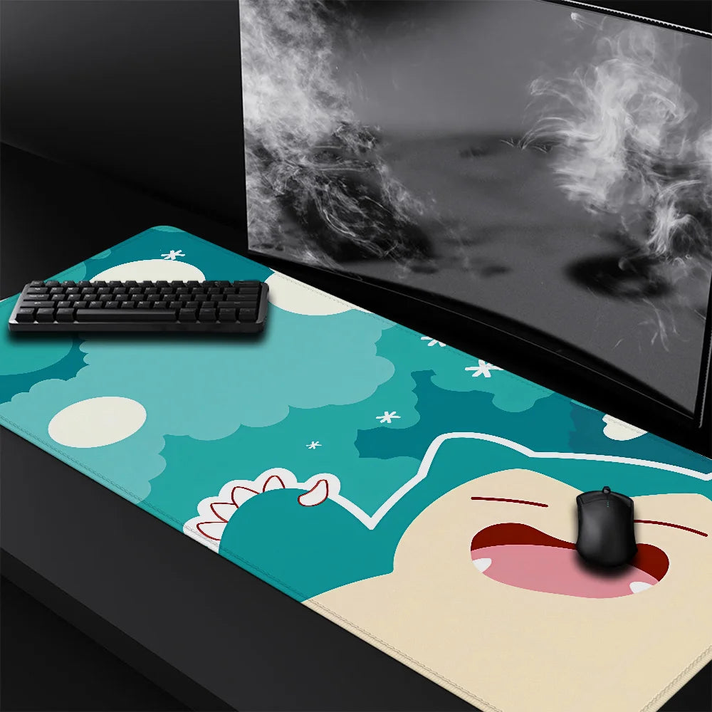 Pokemones Anime XXL Gaming Mousepad – 900x400mm XL Desk Pad, Playmat for Computer & Office Use