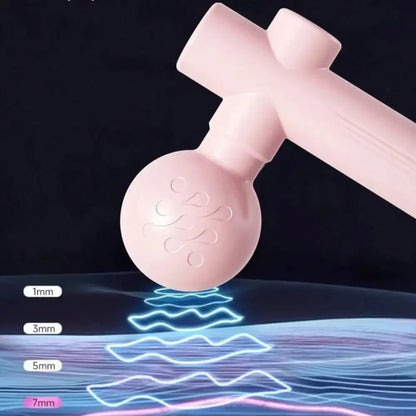 Mini Massage Gun - Portable Vibrating Fascia & Muscle Relaxation Device for Neck and Body Fitness Recovery