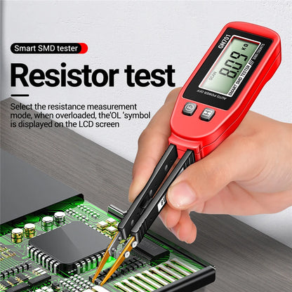 GN701 Smart SMD Tester – Multimeter for Capacitance, Resistance & Diode with LCD Display (3000 Counts)