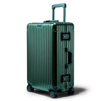 Aluminum Magnesium Alloy Rolling Suitcase – Designer Carry-On & Cabin Luggage, 20/28/30 Inch Trolley Case